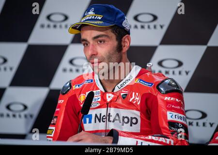 Pilote motogp italien , numéro 9 , danilo petrucci , de l'équipe ducati pendant les pilotes MotoGP, Italie, Italie, 01 Jan 2020, moteurs MotoGP World Champi Banque D'Images