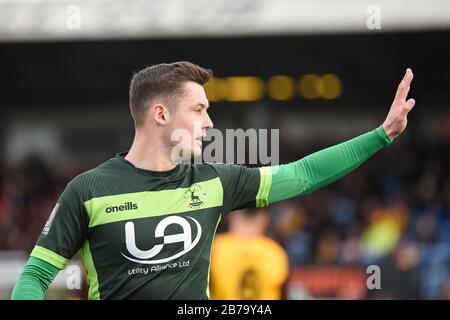 Sutton, Royaume-Uni. 14 mars 2020. Luke Molyneux, de Hartlepool United, lors du match de la Ligue nationale de Vanarama entre Sutton United et Hartlepool United au Knights Community Stadium, Gander Green Lane, Sutton, le samedi 14 mars 2020. (Crédit: Paul Paxford | MI News) SUTTON, ANGLETERRE - 14 MARS la photographie ne peut être utilisée qu'à des fins de rédaction de journaux et/ou de magazines, licence requise pour un usage commercial crédit: Mi News & Sport /Alay Live News Banque D'Images