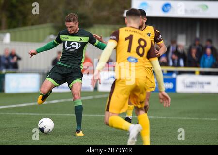 Sutton, Royaume-Uni. 14 mars 2020. Gary Liddle de Hartlepool United lors du match de la Ligue nationale de Vanarama entre Sutton United et Hartlepool United au Knights Community Stadium, Gander Green Lane, Sutton le samedi 14 mars 2020. (Crédit: Paul Paxford | MI News) SUTTON, ANGLETERRE - 14 MARS la photographie ne peut être utilisée qu'à des fins de rédaction de journaux et/ou de magazines, licence requise pour un usage commercial crédit: Mi News & Sport /Alay Live News Banque D'Images