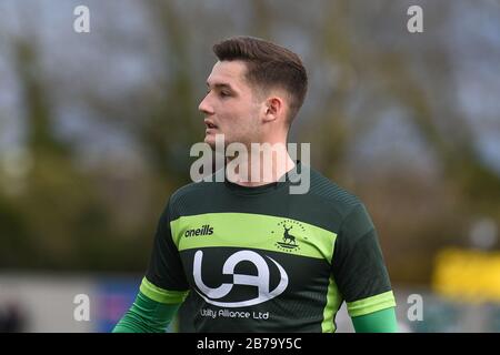 Sutton, Royaume-Uni. 14 mars 2020. Luke Molyneux, de Hartlepool United, lors du match de la Ligue nationale de Vanarama entre Sutton United et Hartlepool United au Knights Community Stadium, Gander Green Lane, Sutton, le samedi 14 mars 2020. (Crédit: Paul Paxford | MI News) SUTTON, ANGLETERRE - 14 MARS la photographie ne peut être utilisée qu'à des fins de rédaction de journaux et/ou de magazines, licence requise pour un usage commercial crédit: Mi News & Sport /Alay Live News Banque D'Images