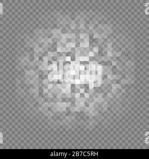 Censure mosaïque grise. Données censurées. Zone de flou des pixels. Contenu privé isolé sur fond transparent. Illustration vectorielle Illustration de Vecteur