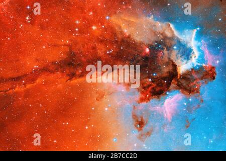 Galaxie des milliers d'années-lumière loin de la Terre. Éléments de cette image fournie par la NASA. Banque D'Images