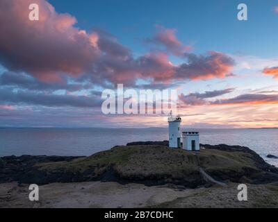 Phare d'Elie, Elie, Neuk est de Fife Banque D'Images