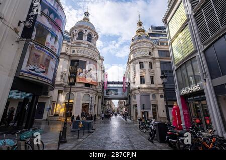 Grand magasin Printemps Haussman à Paris, France, Europe Banque D'Images