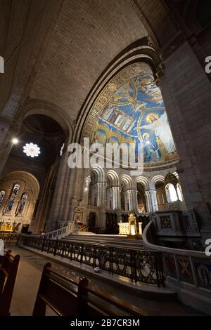 Basilique du Sacré-coeur aka Basilique du Sacré-coeur de Paris à Paris, France, Europe Banque D'Images