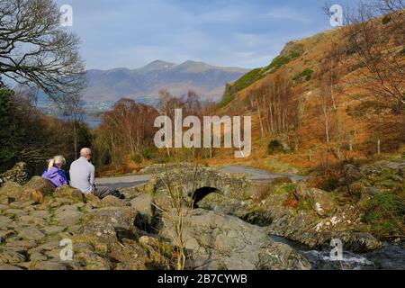 Ashness Bridge dans le Lake District Banque D'Images