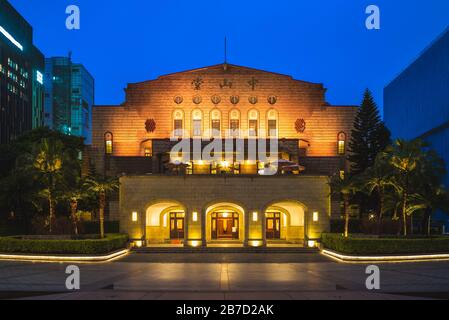 Zhongshan Hall dans la ville de Taipei, Taiwan. Banque D'Images