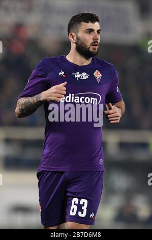 patrick cutrone (fiorentina) pendant ACF Fiorentina série italienne de football 2019/20, Firenze, Italie, 01 Jan 2020, Football italien Serie A football m Banque D'Images