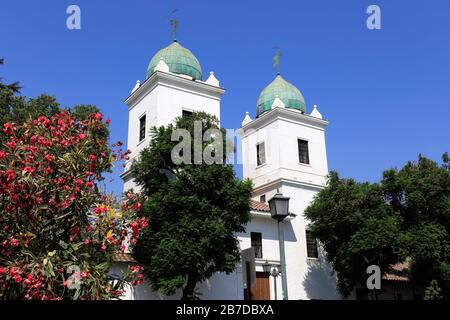 Église De San Vicente De Ferrer De Los Dominicos, Av Apoquindo 8600, Las Condes, Région Métropolitaine, Santiago City, Chili Banque D'Images