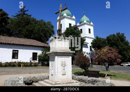 Église De San Vicente De Ferrer De Los Dominicos, Av Apoquindo 8600, Las Condes, Région Métropolitaine, Santiago City, Chili Banque D'Images