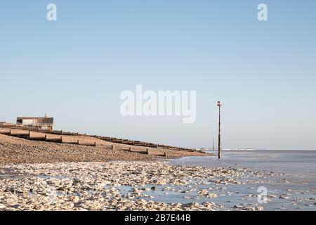 Kingsdown Bay & Beach nr deal, Kent Banque D'Images