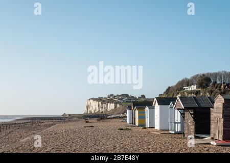 Kingsdown Bay & Beach nr deal, Kent Banque D'Images