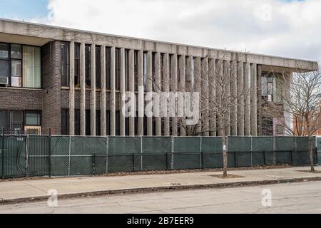 Newberry Center conçu par Perkins et en démolition Banque D'Images