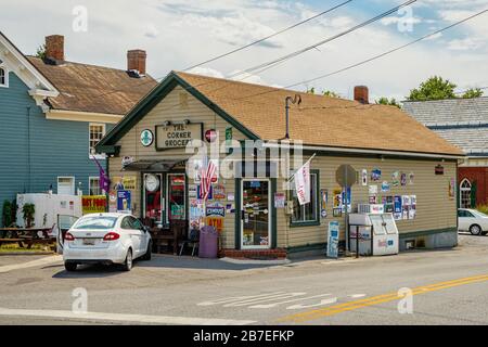 The Corner Grocery, 1806 Gerrardstown Road, Gerrardstown, Virginie occidentale Banque D'Images