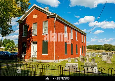 Triluminar Lodge No 117, 105 East Street, Middleway, Virginie occidentale Banque D'Images