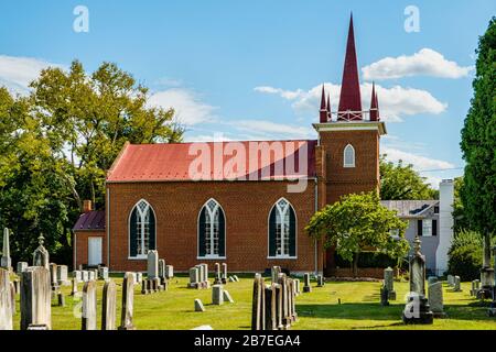 Grace Episcopal Church, 112 East Street, Middleway, Virginie occidentale Banque D'Images