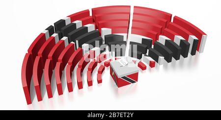 Élection du Parlement à Trinité-et-Tobago - 3 Banque D'Images