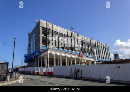 Site de construction de Copperas Hill, projet Morgan Sindall pour les étudiants, Liverpool Banque D'Images