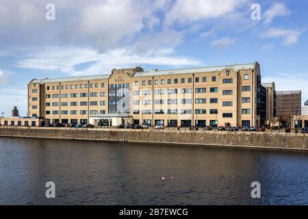 Le Keel, ancien bureau fiscal de HMRC, maintenant appartements résidentiels, Kings Parade, Liverpool Banque D'Images