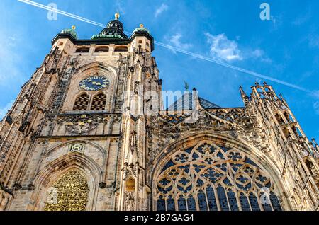Cathédrale Saint-Vitus À Prague. République Tchèque. Banque D'Images