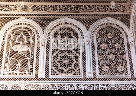 Palais de Bahia à Marrakech, Maroc Banque D'Images