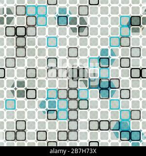 cellules bleues abstraites sans couture Illustration de Vecteur