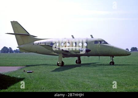 Un Jetstream Handley Page à l'aérodrome de Sywell en 1971 Banque D'Images