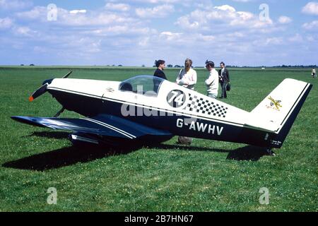 La foire de Flying for Fun à Sywell en 1971 Banque D'Images