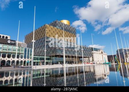 La nouvelle bibliothèque de Birmingham à Centenary Square, Birmingham, Royaume-Uni Banque D'Images