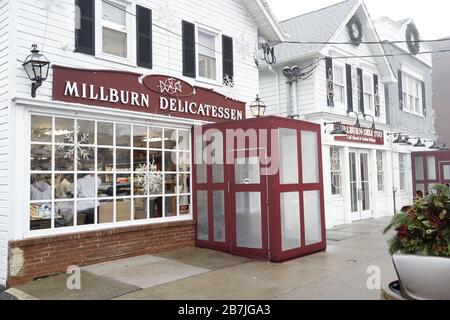 Millburn Delicatessen 328 Millburn Avenue, Millburn, NJ 07041 favori local, ouvert depuis 1946. Sandwich Best Deli dans le Garden State. Banque D'Images