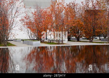 Expédition d'art en plein air avec couleur d'automne. Banque D'Images