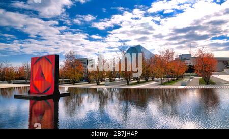 Expédition d'art en plein air avec couleur d'automne. Banque D'Images