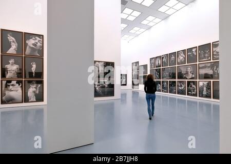 Exposition « Untold Stories » du photographe Peter Lindbergh à Kunstpalast Düsseldorf. Banque D'Images