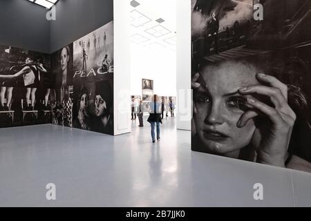 Exposition « Untold Stories » du photographe Peter Lindbergh à Kunstpalast Düsseldorf. Banque D'Images