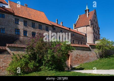 Château de Trausnitz à Landshut en Bavière Banque D'Images