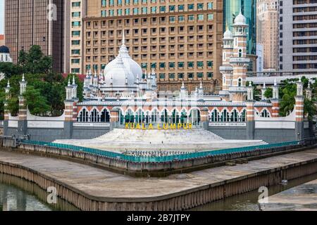 Mosquée Sultan Abdul Samad Jamek à Kuala Lumpur en Malaisie Banque D'Images