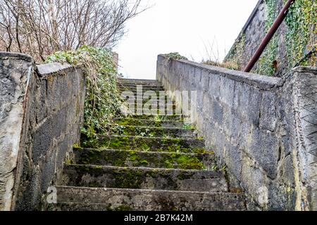 Le pont vers LettermacAward dans le comté de Donegal - Irlande. Banque D'Images