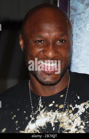 Lamar Odom des Lakers de Los Angeles à la première de Los Angeles de 'Whiteout' tenue au Mann Village Theatre à Westwood, CA. L'événement a eu lieu le mercredi 9 septembre 2009. Photo par: SBM / PictureLux - référence de fichier # 33984-7145SBMPLX Banque D'Images