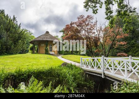 Jardin du château de Luetetsburg, Frise orientale, Basse-Saxe, Allemagne Banque D'Images