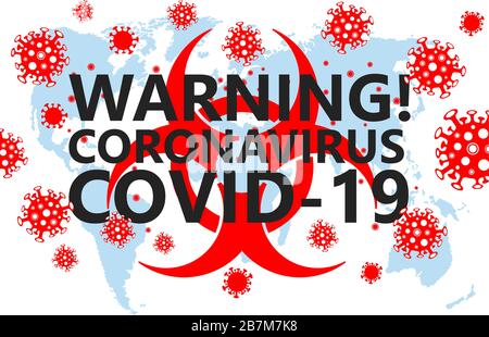 Illustration du vecteur pandémique mondial du coronavirus Illustration de Vecteur