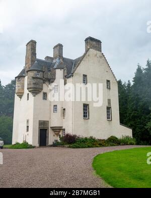 Château de Tullibole, une tour historique du XVIIe siècle près de Crook of Devon dans le Perthshire Banque D'Images