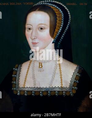 Anne Boleyn, XVIe siècle, artiste inconnu, Banque D'Images