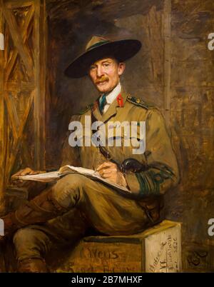 Robert Baden-Powell, Sir Hubert von Herkomer, 1903, Banque D'Images
