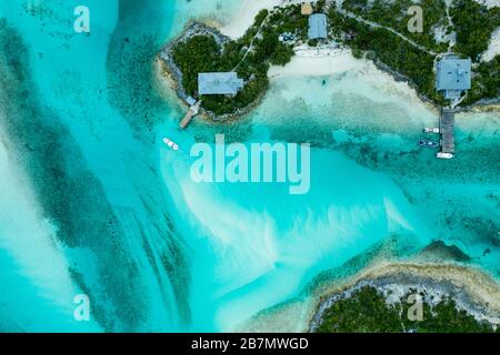 Exuma Cays Land and Sea Park, chaîne de l'île Exuma, Bahamas Banque D'Images