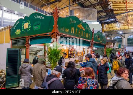 Mercato Centrale, marché central, centro storico, Florence, Italie Banque D'Images