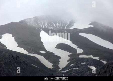 Turquie - Isparta montagne enneigée Dedegol Banque D'Images
