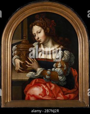 Mary Magdalene, vers 1523-1530. Trouvé dans la Collection du Musée Mayer van den Bergh, Anvers. Banque D'Images