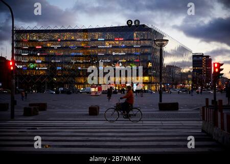 Copenhague, la capitale du Danemark, le centre commercial moderne City Hall Square Banque D'Images