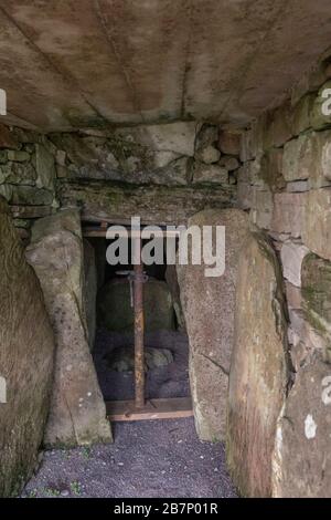 Loughcrew Cairns dans le comté de Meath Irlande Banque D'Images