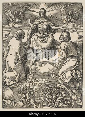 Le jugement dernier, de la petite Passion, CA. 1510. Banque D'Images